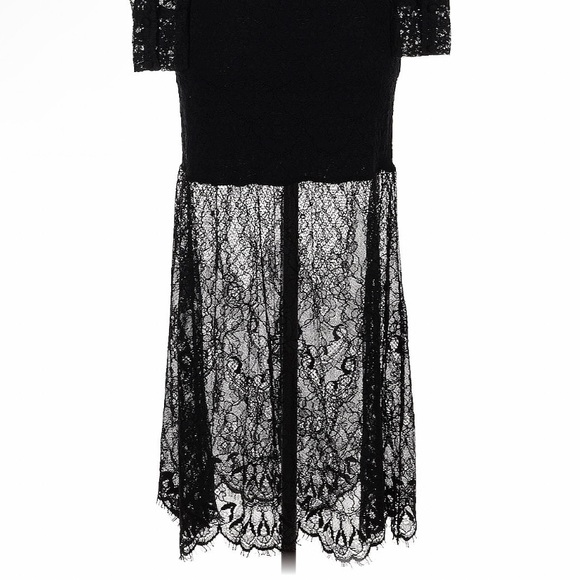 Lace plunge maxi - Picture 4 of 4